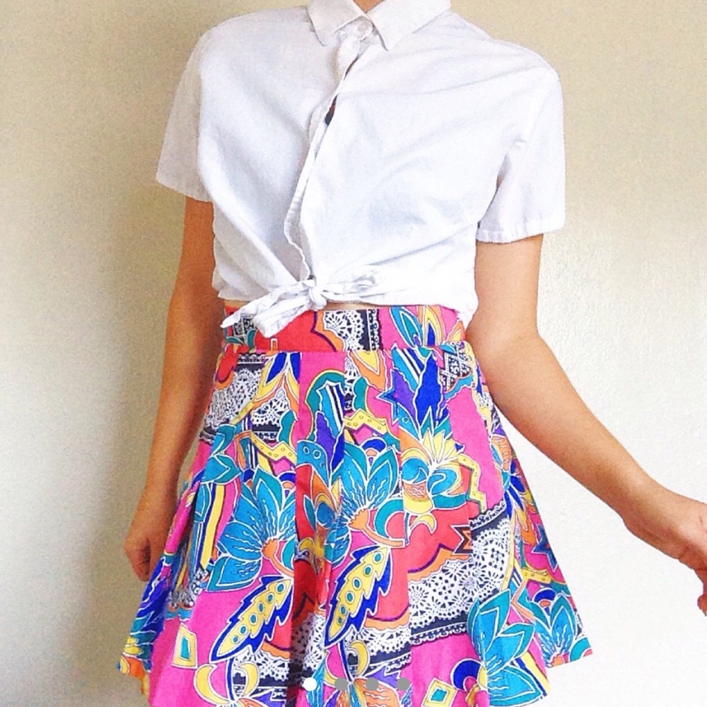 PSYCHEDELIC Pleated SKIRT